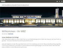 Tablet Screenshot of mbz.de